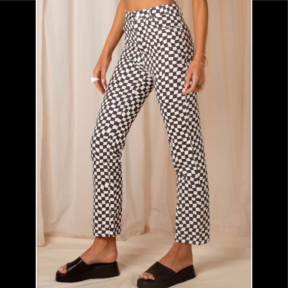 Peppermayo Electric Avenue Pants - Warped Check